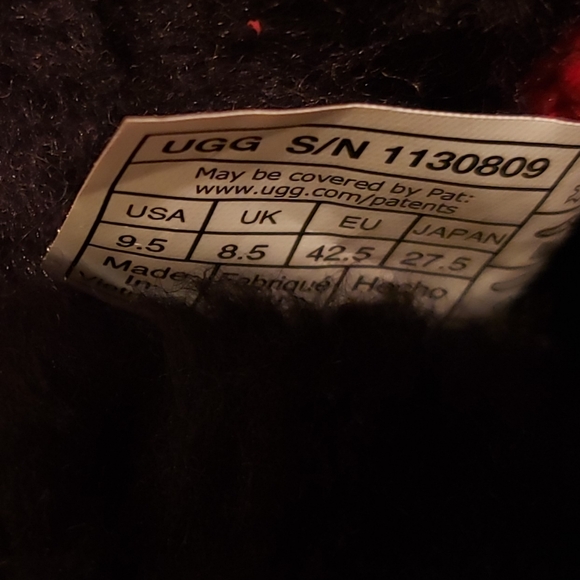 UGG red suede mens boots size 9,5 - Picture 2 of 7